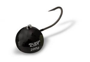 Jigový háčik Fire Ball čierny 120g 6/0 1ks
